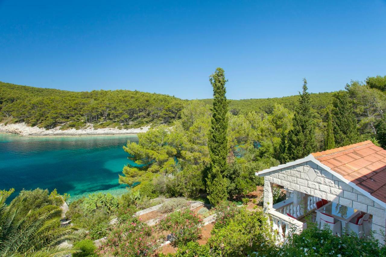 Waterfront Villa With Pool Вела-Лука Экстерьер фото