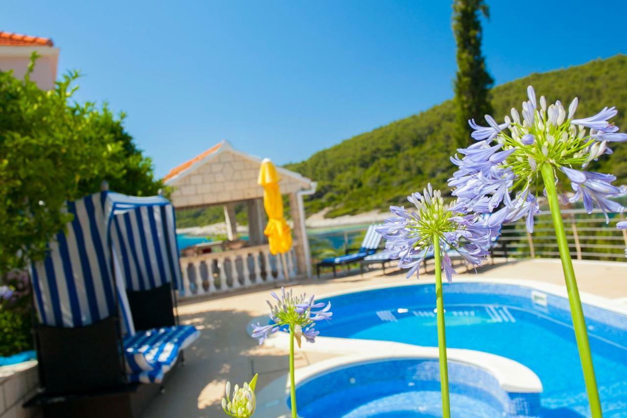 Waterfront Villa With Pool Вела-Лука Экстерьер фото